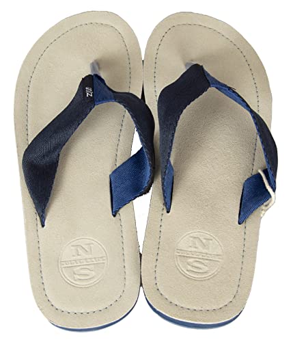 North Sails Herren-Flip-Flops für Herren, See- oder Schwimmbad-Spitze, Artikel 651253 Herrenschuhe, C001 Combo 1, 40 EU von NORTH SAILS