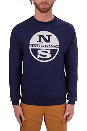 North Sails - Men's Crewneck Sweatshirt with Logo - Size L von NORTH SAILS