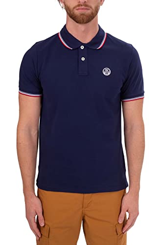 North Sails - Men's Regular Polo Shirt with Logo Collar - Size XXL von NORTH SAILS