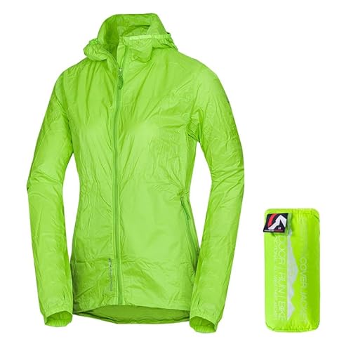 NORTHFINDER Regenjacke Damen, ultraleichte Fahrradjacke Wasserdicht Atmungsaktiv 5000 mm, Faltbare Windjacke, Regenjacken, Funktionsjacke, Windbreaker NORTHCOVER von NORTHFINDER
