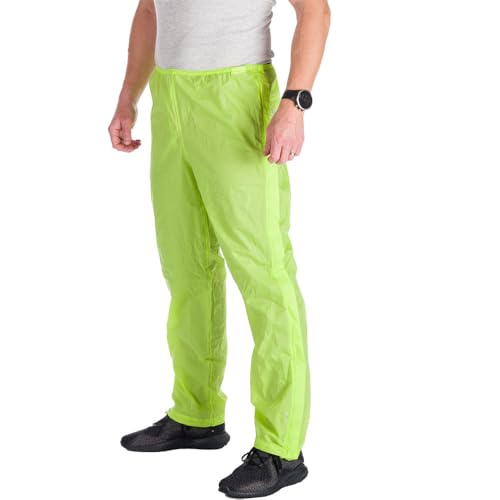 NORTHFINDER Packbare Regenhose Herren, Leichte Fahrrad Überziehhose, wasserdichte Regenüberhose 10 000 mm, Wanderhose Atmungsaktiv, Outdoor Hosen Winddicht, Motorrad Trekkinghose NORTHKIT von NORTHFINDER