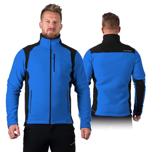 NORTHFINDER Fleece Pullover Herren MISSION | Warme Fleecejacke Herren mit einer Material verwendeten Antipilling- Technologie | Perfekt geeignet als Arbeitspullover herren von NORTHFINDER