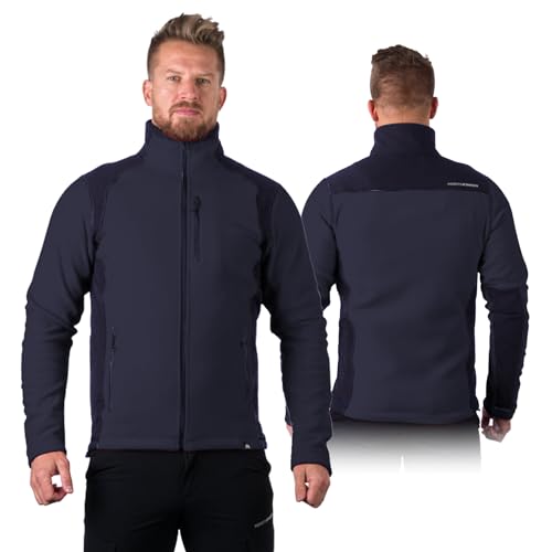 NORTHFINDER Fleece Pullover Herren MISSION | Warme Fleecejacke Herren mit einer Material verwendeten Antipilling- Technologie | Perfekt geeignet als Arbeitspullover herren von NORTHFINDER