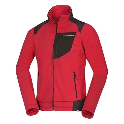 NORTHFINDER Fleecejacke Herren SALVATORE mit Reißverschluss | Fleece Pullover Herren mit einer schnell trocknenden Material | Hydrophile Oberfläche absorbiert Schweiß | Perfekt für Sport von NORTHFINDER