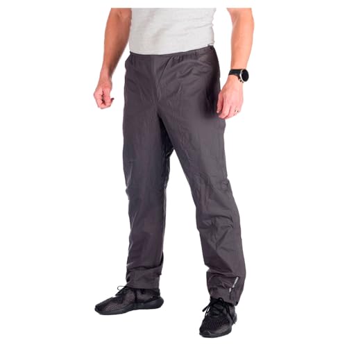 NORTHFINDER Packbare Regenhose Herren, Leichte Fahrrad Überziehhose, wasserdichte Regenüberhose 10 000 mm, Wanderhose Atmungsaktiv, Outdoor Hosen Winddicht, Motorrad Trekkinghose NORTHKIT von NORTHFINDER