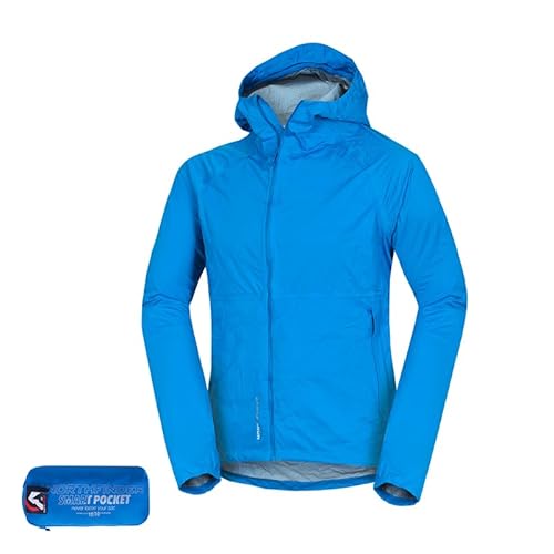 NORTHFINDER Regenjacke Herren Wasserdicht 10 000 mm, ultraleichte Fahrradjacke Atmungsaktiv, Faltbare Windjacke NORTHKITPRO1 von NORTHFINDER