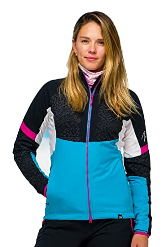 NORTHFINDER SKIJACKE DAMEN ORLOVA | Winterjacke Damen geeignet für aktives Skitourengehen und intensives Wandern im Winter | Perfekt Hybrid Jacke Damen von NORTHFINDER