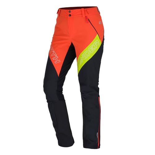 NORTHFINDER Skitourenhose Herren RYSY 2, Sport Warm Fleece Hybridhose, Größe L von NORTHFINDER