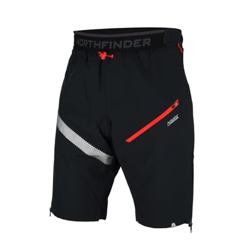 NORTHFINDER Thermo Shorts Herren isoliert Polartec® Alpha Direct KOSIARE kurz | Perfekte und einfache Kurze Thermohose für alle Arten von Outdoor Wintersport, insbesondere für Skitouren von NORTHFINDER