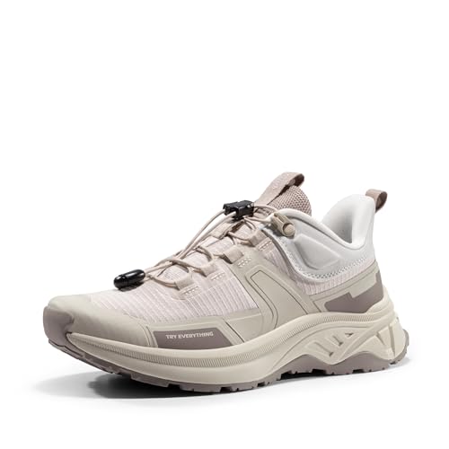 NORTIV 8 Damen Wanderschuhe leichte atmungsaktive Mesh Trekking Outdoor Arbeitsschuhe,Size 36.5,Khaki,SNHS239W von NORTIV 8