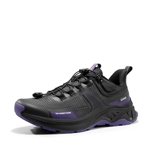 NORTIV 8 Damen Wanderschuhe leichte atmungsaktive Mesh Trekking Outdoor Arbeitsschuhe,Size 36.5,Schwarz/Lila,SNHS239W NORTIV 8 Damen Wanderschuhe leichte atmungsaktive Mesh Trekking Outdoor Arbeitsschuhe,Size 36.5,Schwarz/Lila,SNHS239W von NORTIV 8