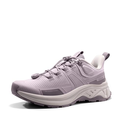 NORTIV 8 Damen Wanderschuhe leichte atmungsaktive Mesh Trekking Outdoor Arbeitsschuhe,Size 38.5,Helles Lila,SNHS239W von NORTIV 8