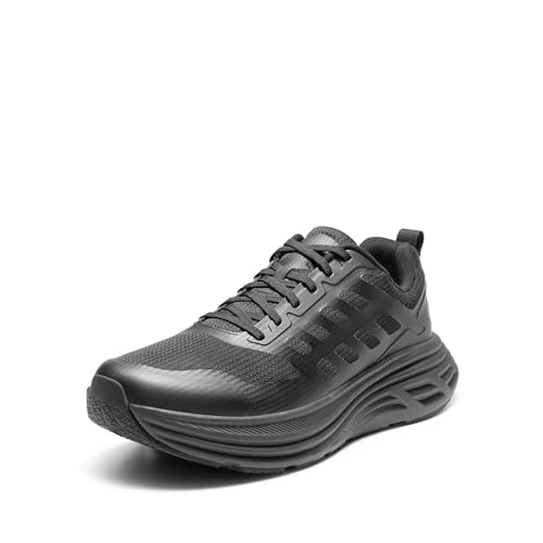 NORTIV 8 Herren Turnschuhe Trainer Running Schuhe Sportschuhe Wanderschuhe Freihändig Leichtgewichts Atmungsaktiv Sneaker,Size 43.5,Alles Schwarz,SNWS245M von NORTIV 8