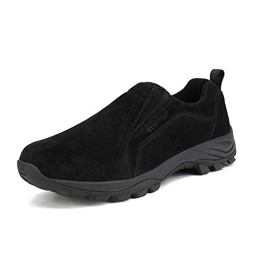 NORTIV8 Men's Jungle Moc Loafers Slip On Walking Shoes JS19007M Black Size 7.5 US/6.5 UK von NORTIV8