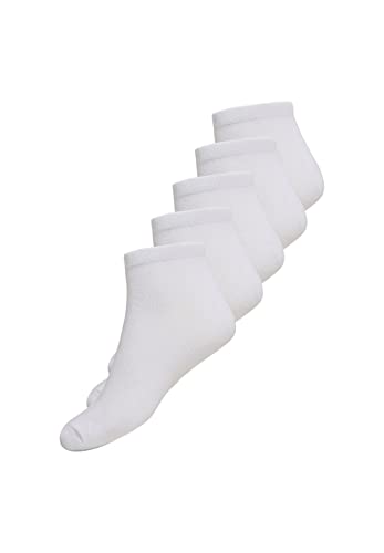 NORVIG Damen Norvig Ladies Footie 5-pack White Casual Sock, Weiß, 36-40 EU von NORVIG