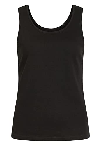 NORVIG Damen Norvig Ladies Tank Top, Rib Cotton, Black Undershirt, Schwarz, S EU von NORVIG