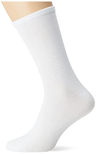 NORVIG Men's 5-Pack Mens Basic Socks, White, 40-46 von NORVIG