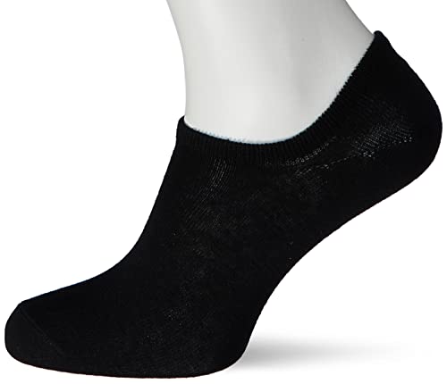 NORVIG Men's 5-Pack Mens NO Show Socks, Black, 40-46 von NORVIG