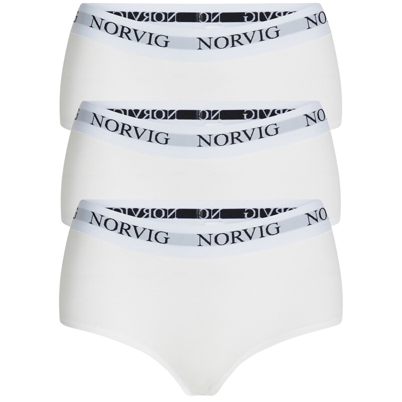 Norvig 3-pack Hipster Slip, Farbe: Weiß, Größe: L, Damen von NORVIG