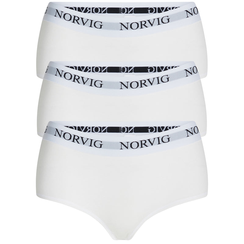 Norvig 3-pack Hipster Slip, Farbe: Weiß, Größe: XL, Damen von NORVIG