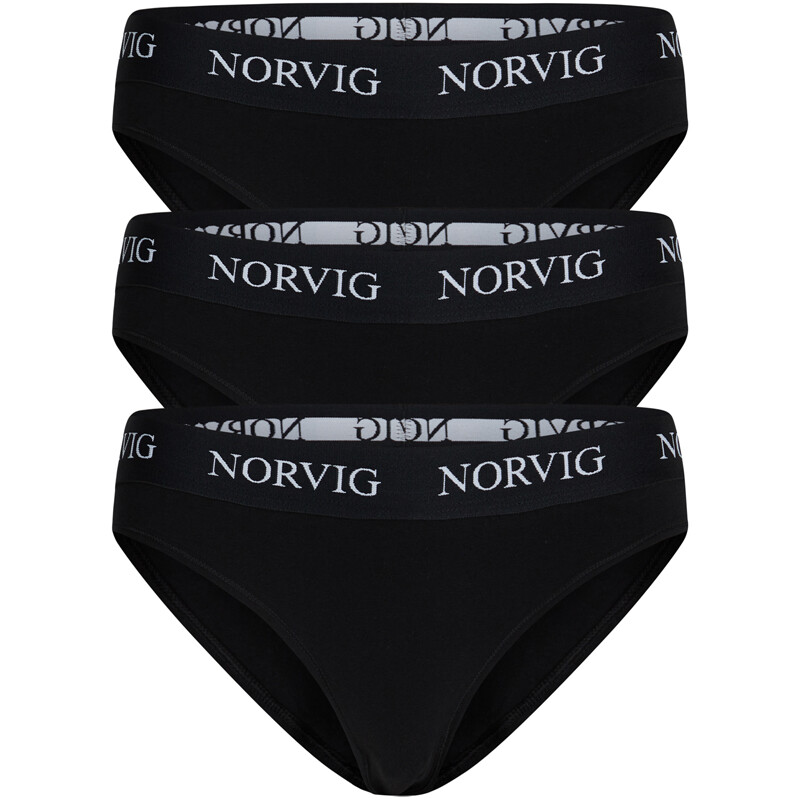 Norvig 3-pack Tai Slip, Farbe: Schwarz, Größe: M, Damen von NORVIG