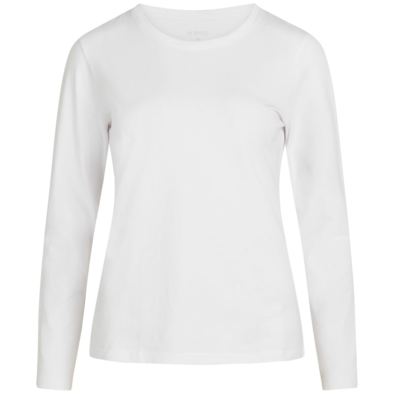 Norvig Ladies O-neck T-shirt, Farbe: Weiß, Größe: L, Damen Norvig Ladies O-neck T-shirt, Farbe: Weiß, Größe: L, Damen von NORVIG