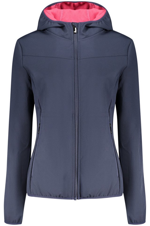 NORWAY 1963 Outdoorjacke Damen Softshell-Jacke Blau - Funktionale Details und Stilvolle Kontras von NORWAY 1963