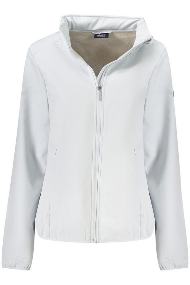 NORWAY 1963 Outdoorjacke Elegant und funktional: Graue Damen Softshell-Jacke mit Kapuze von NORWAY 1963