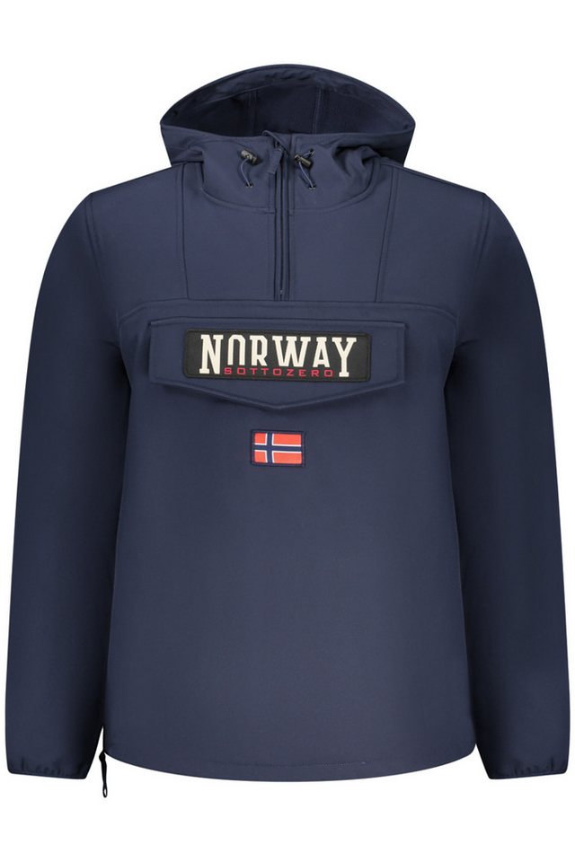 NORWAY 1963 Outdoorjacke Stylische Blaue Herren-Softshell-Jacke mit Kapuze und Reißverschlüss NORWAY 1963 Outdoorjacke Stylische Blaue Herren-Softshell-Jacke mit Kapuze und Reißverschlüss von NORWAY 1963