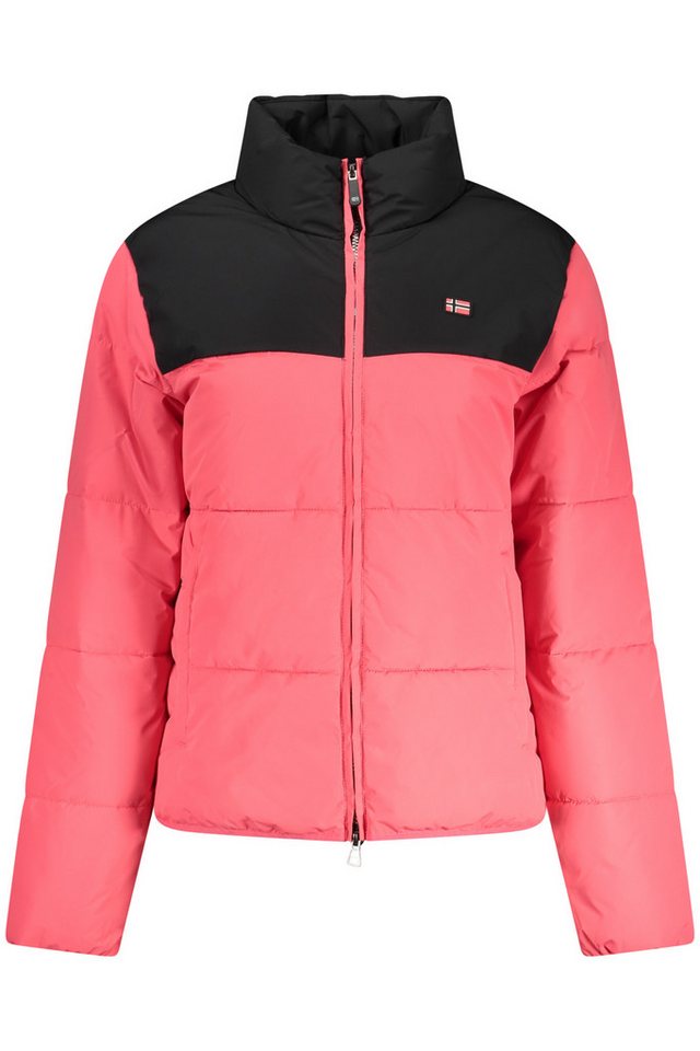 NORWAY 1963 Outdoorjacke Rosa Damenjacke: Stilvolles Design mit Applikation & Reißverschluss von NORWAY 1963