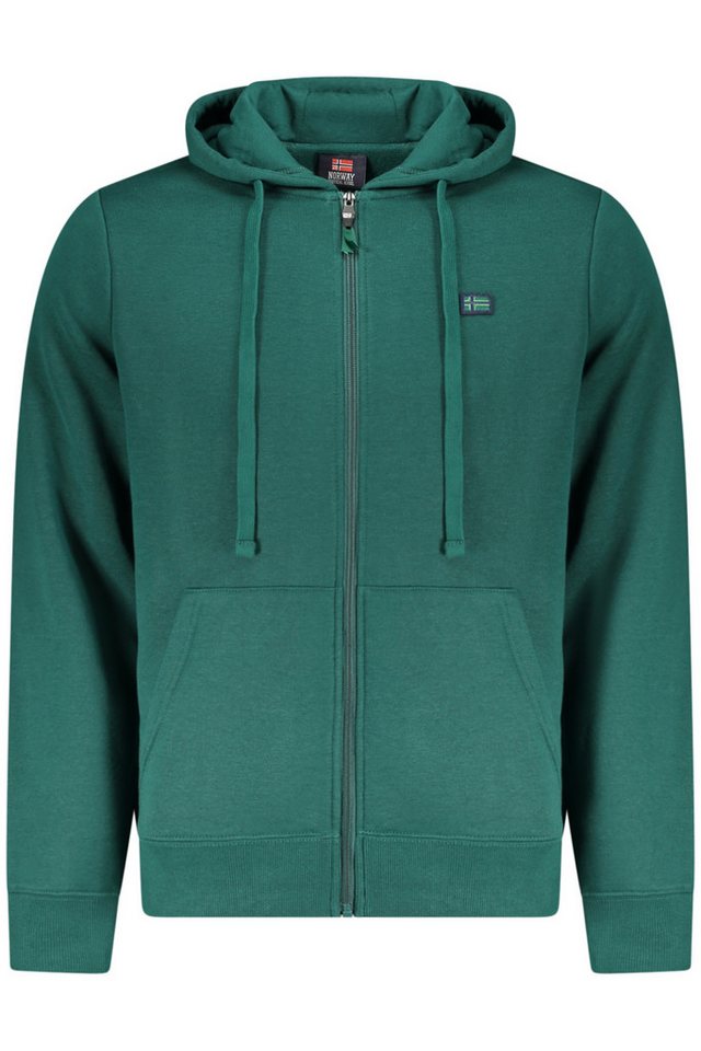 NORWAY 1963 Sweatshirt Grünes Herren-Sweatshirt mit Reißverschluss & von NORWAY 1963
