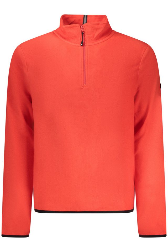 NORWAY 1963 Sweatshirt Herren Langarm-Fleece-Sweatshirt Rot mit von NORWAY 1963