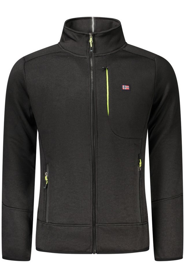 NORWAY 1963 Sweatshirt Herren Sweatshirt Schwarz mit Reißverschluss und von NORWAY 1963