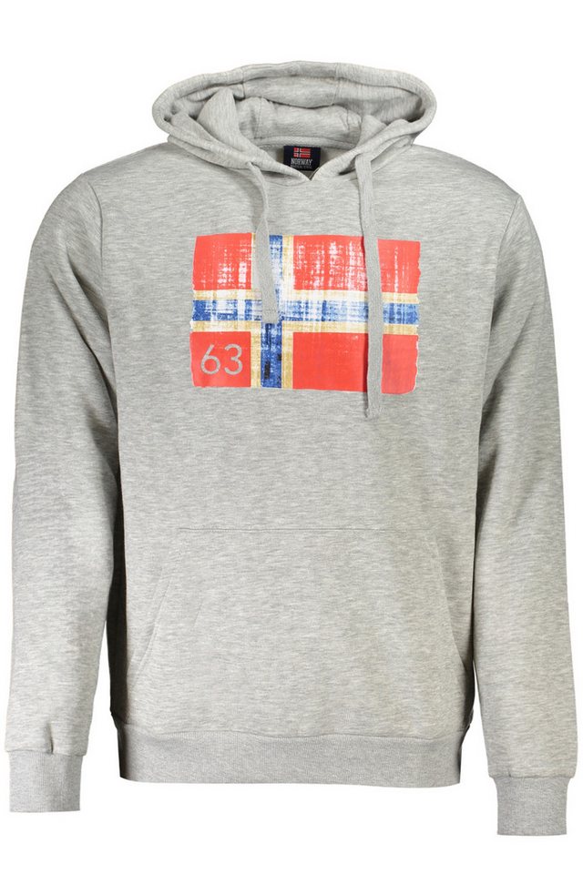 NORWAY 1963 Sweatshirt Herren-Sweatshirt in Grau: Stilvoll & Gemütlich von NORWAY 1963