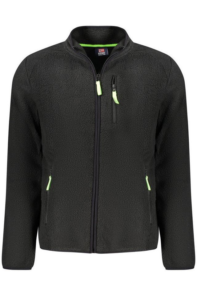 NORWAY 1963 Sweatshirt Schwarzes Herren-Sweatshirt mit Reißverschluss und NORWAY 1963 Sweatshirt Schwarzes Herren-Sweatshirt mit Reißverschluss und von NORWAY 1963