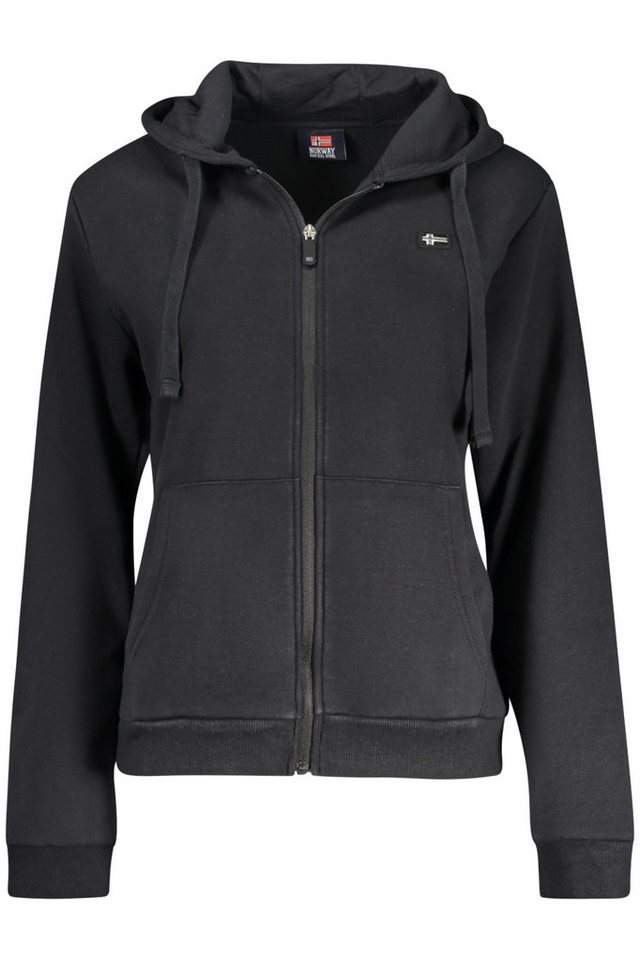 NORWAY 1963 Sweatshirt Kapuzenpullover für Damen in Schwarz - Fleece NORWAY 1963 Sweatshirt Kapuzenpullover für Damen in Schwarz - Fleece von NORWAY 1963