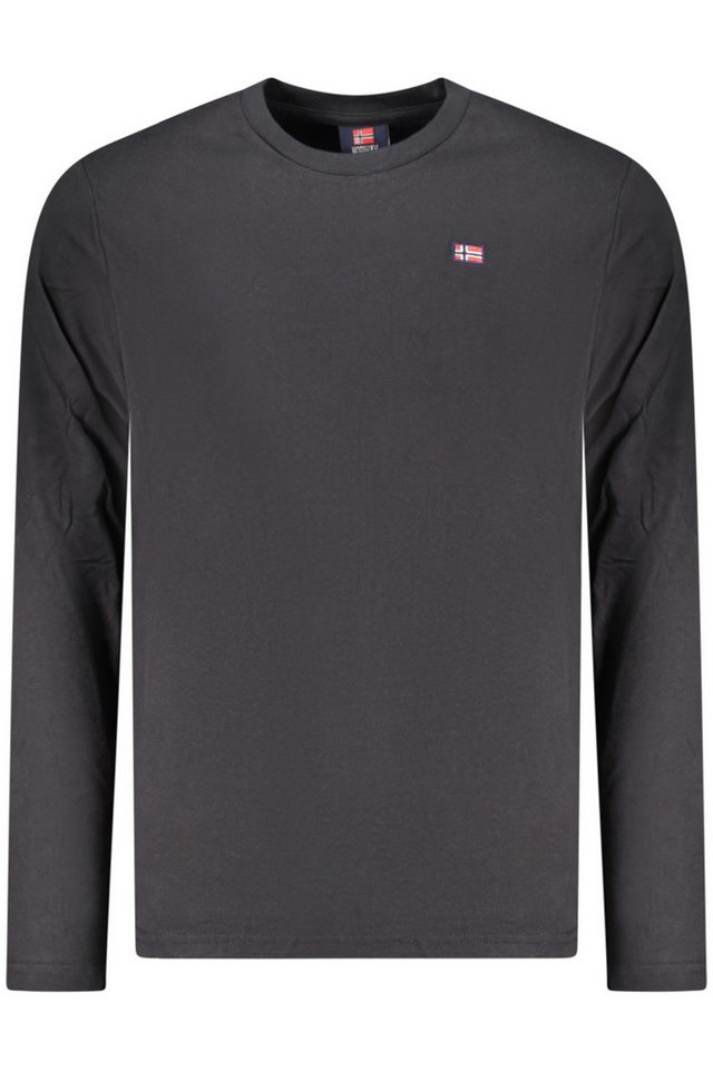 NORWAY 1963 T-Shirt Stylisches schwarzes Herren-Langarmshirt mit von NORWAY 1963