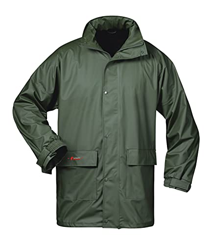 Norway PU Regen-Jacke mit Kapuze - Oliv - Größe: 3XL von NORWAY