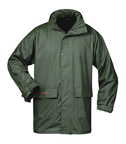 Norway PU Regen-Jacke mit Kapuze - Oliv - Größe: M von NORWAY