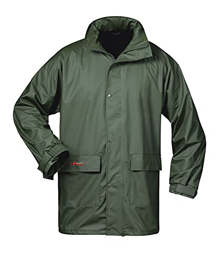 NORWAY PU Regen-Jacke mit Kapuze - oliv - Größe: XXL von NORWAY