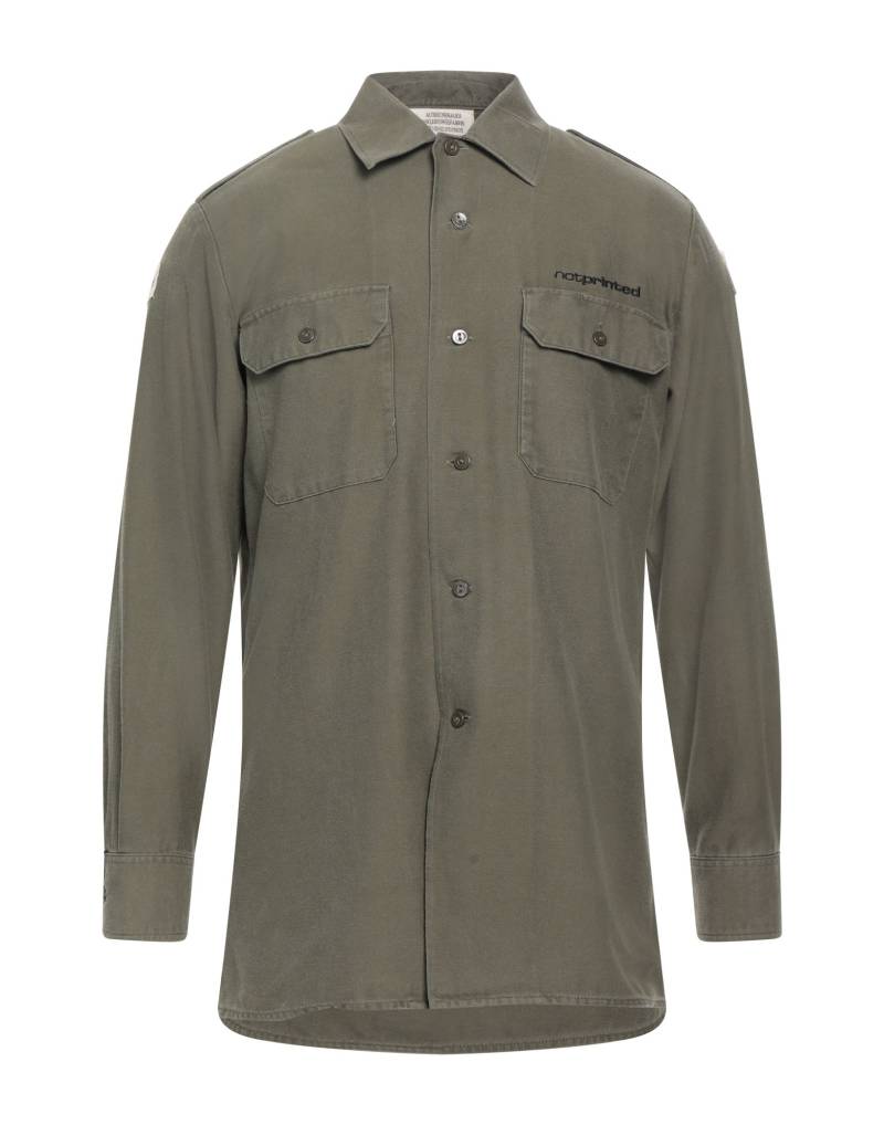 NOT PRINTED Hemd Herren Militärgrün von NOT PRINTED
