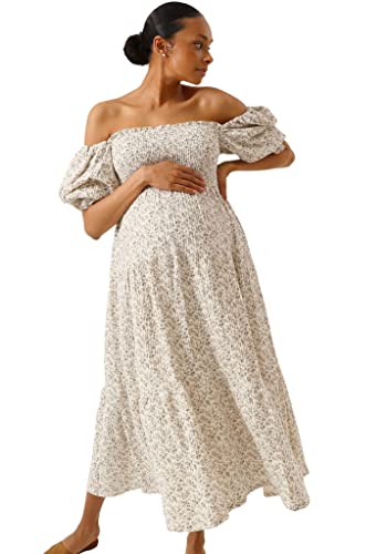 NOTHING FITS BUT Klassisches Still-Kiko-Kleid für Damen, Modal-Musselin-Kiko-Umstandskleid, lässiges Umstandskleid, ICHIKA-Kleidung, S von NOTHING FITS BUT