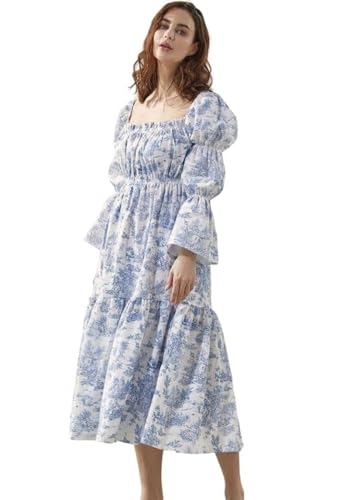 NOTHING FITS BUT Klassisches Stillkleid aus Leinen für Damen, Baumwollmischung Hein Umstandskleid, lässiges Umstandskleid, Mittel von NOTHING FITS BUT