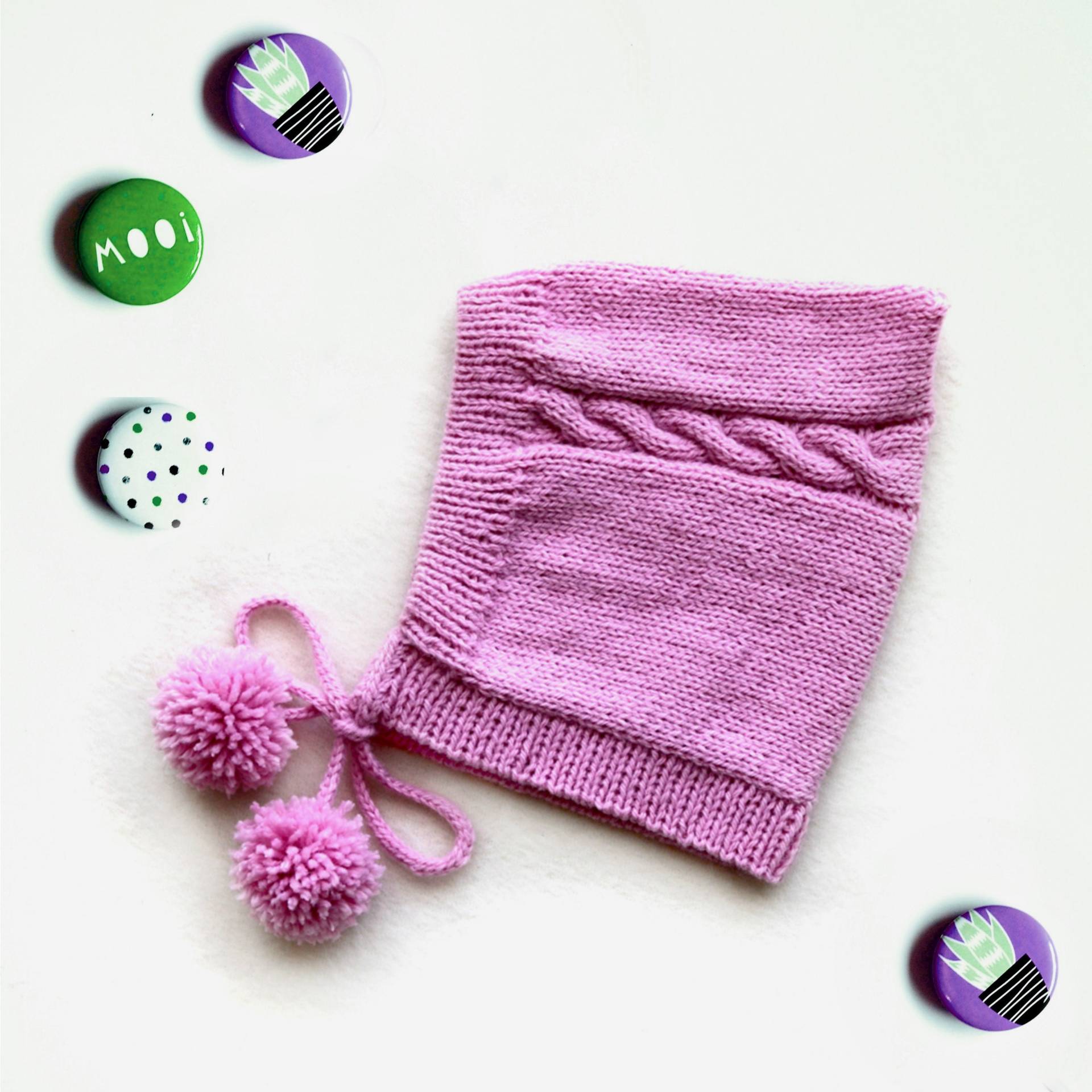Baby Pink Pixie Mütze Mütze, 0-3 Monate, Von Noton Raquel Für Kinder Baby Pink Pixie Mütze Mütze, 0-3 Monate, Von Noton Raquel Für Kinder von NOTONbyRaquelKIDS
