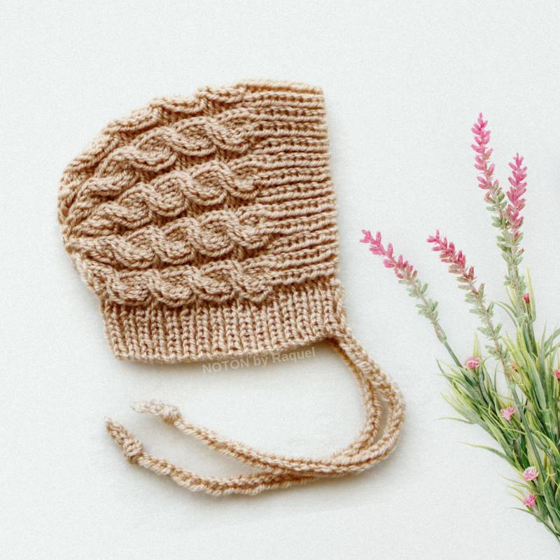 Beige Winter Baby Mütze, Von Noton By Raquel Für Kids von NOTONbyRaquelKIDS