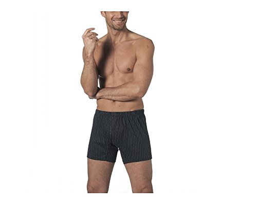 NOTTINGHAM 6 Stück Herren-Boxershorts BX765-BX765X mit Öffnung mit Knöpfen aus Baumwolle, Sortiert, 10 von Nottingham