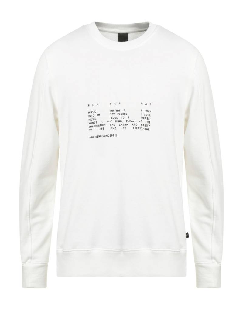 NOUMENO CONCEPT Sweatshirt Herren Weiß von NOUMENO CONCEPT