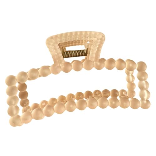 Haarspangen, Haarklammern 1 Stück matt durchscheinend quadratisch Haarklammer Haargreifer Clip Damen Haarspange Macaron Haarspange Haarschmuck-AA(Orange) von NOURIS