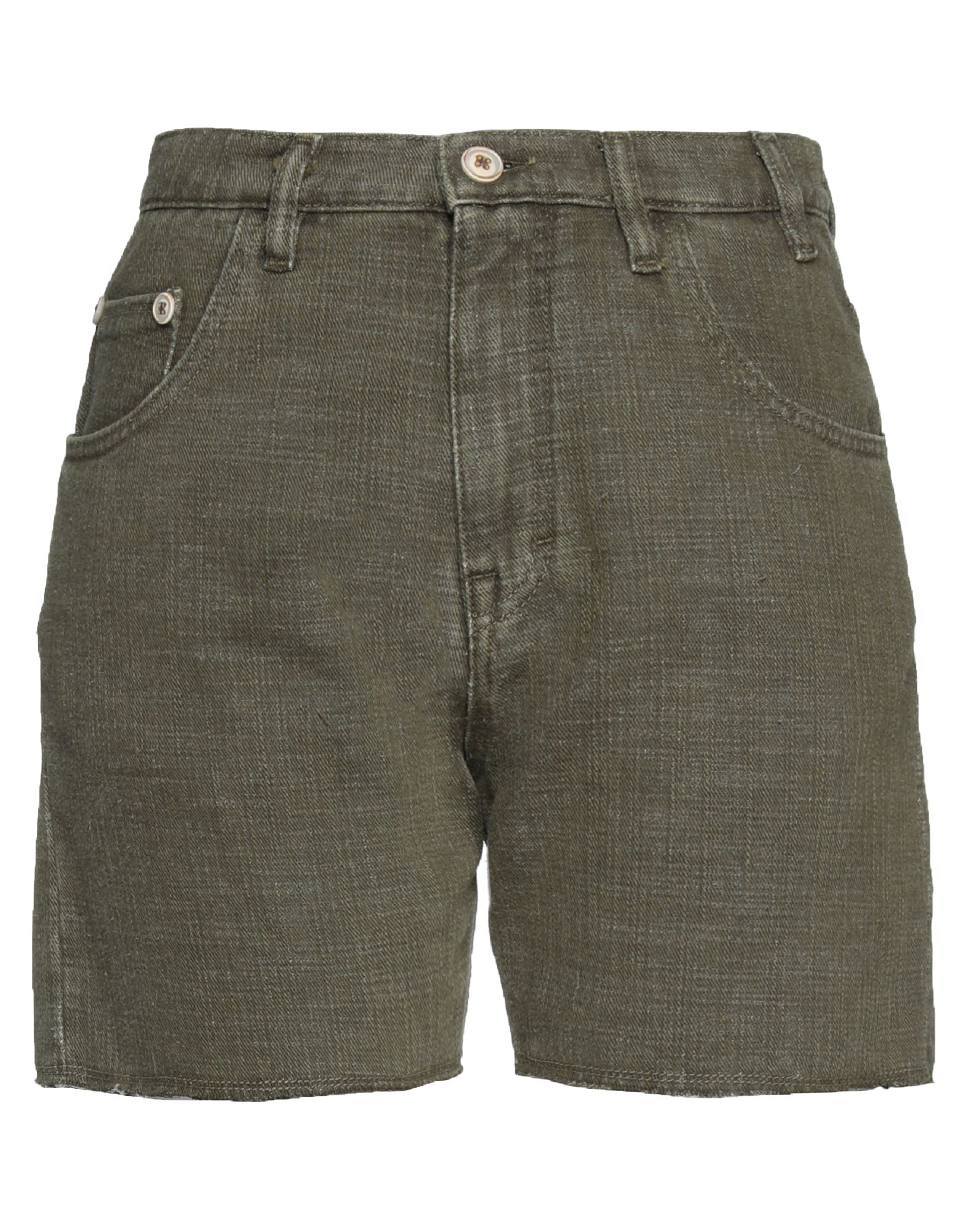 NOVEMB3R Jeansshorts Damen Militärgrün von NOVEMB3R