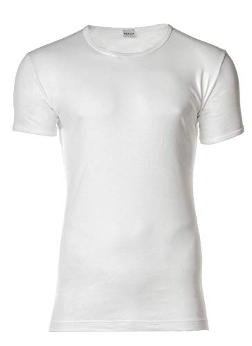 NOVILA Herren T-Shirt - Rundhals, Natural Comfort, Feininterlock, Weiß XL (X-Large) von NOVILA